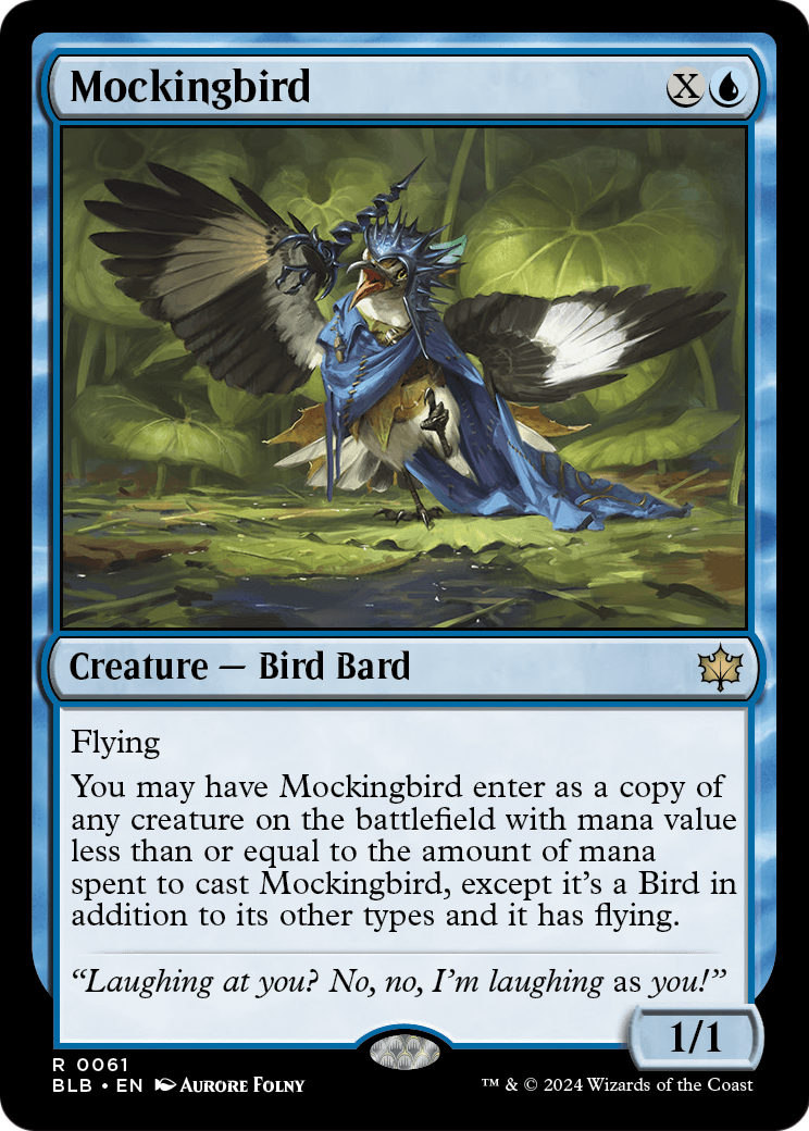 MAGIC: THE GATHERING - Mockingbird (BLB-061) - Bloomburrow Foil