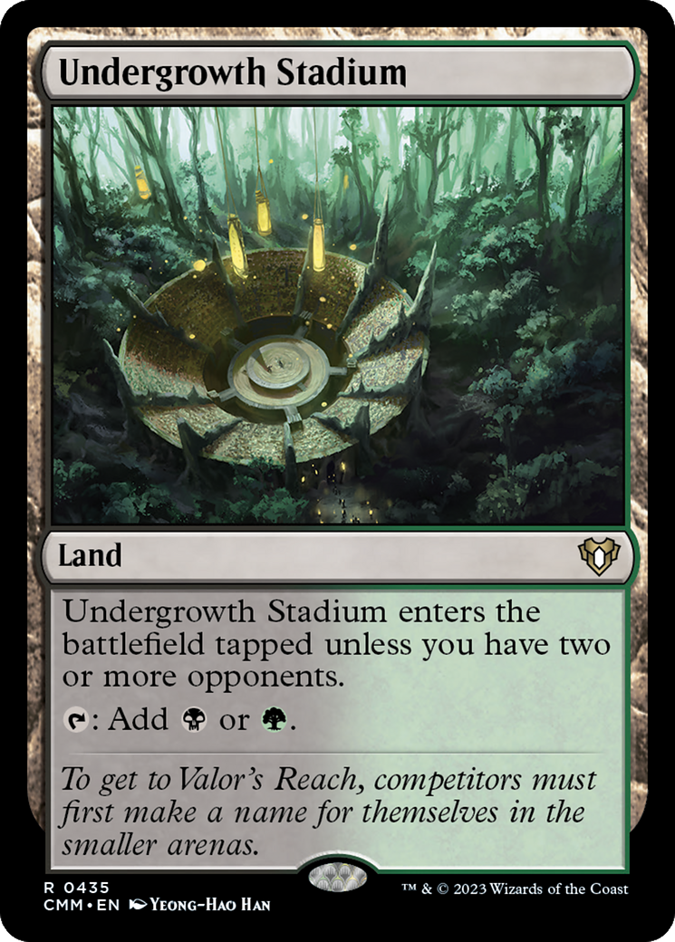 MAGIC: THE GATHERING - Undergrowth Stadium (CMM-435) - Commander Masters Foil