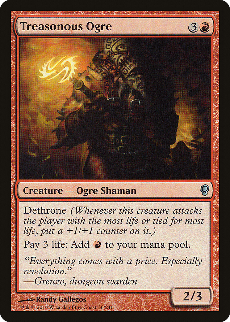 MAGIC: THE GATHERING - Treasonous Ogre (CNS-036) - Conspiracy