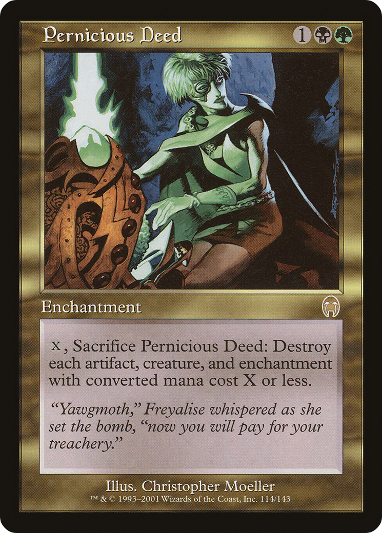 MAGIC: THE GATHERING - Pernicious Deed (APC-114) - Apocalypse Foil