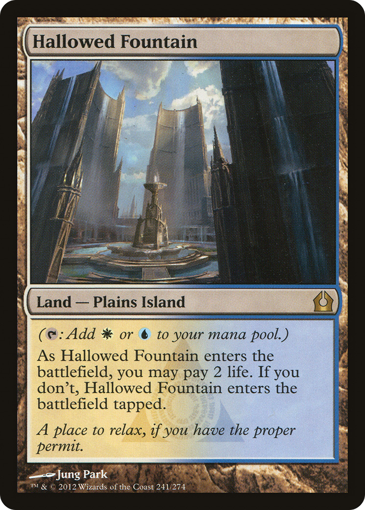 MAGIC: THE GATHERING - Hallowed Fountain (RTR-241) - Return to Ravnica Foil