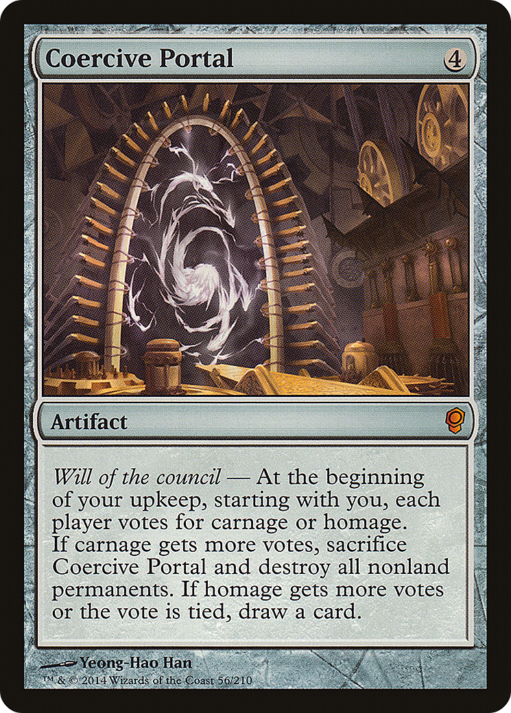 MAGIC: THE GATHERING - Coercive Portal (CNS-056) - Conspiracy Foil