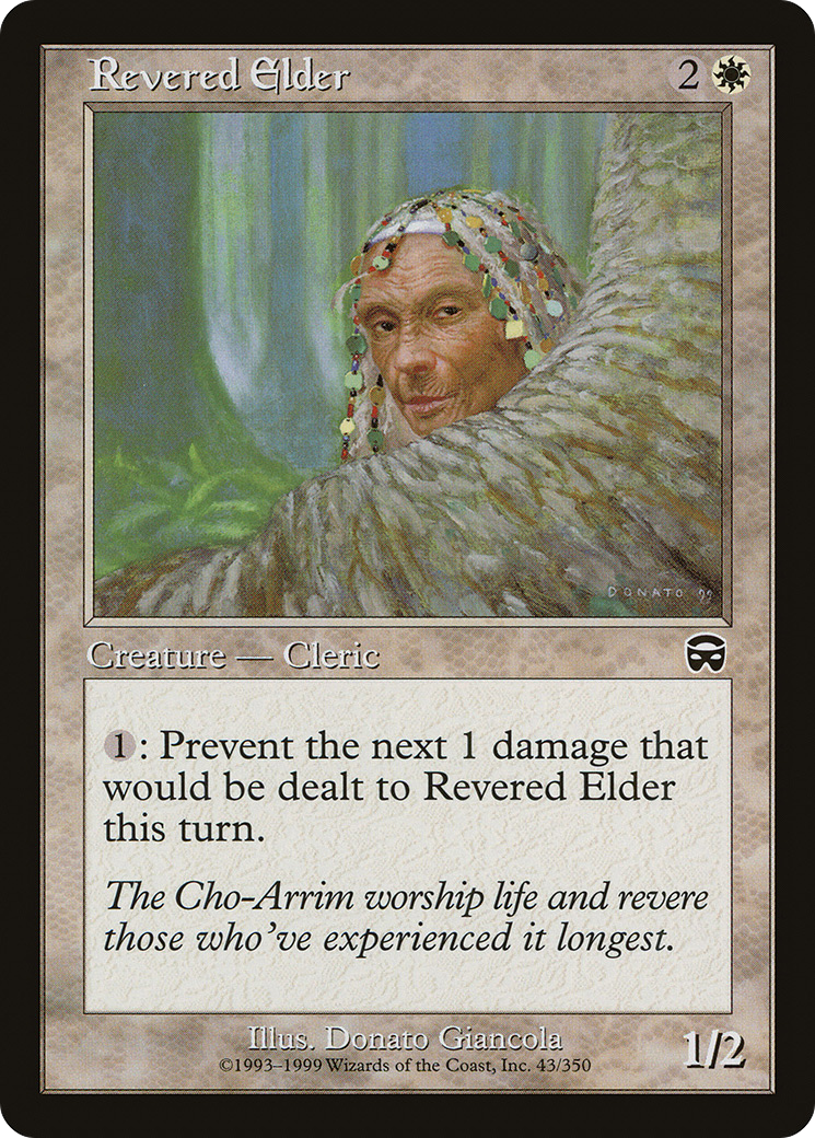 MAGIC: THE GATHERING - Revered Elder (MMQ-043) - Mercadian Masques Foil