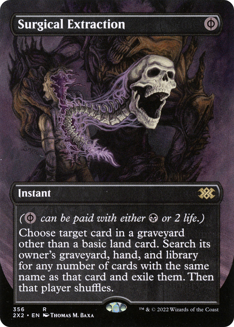 MAGIC: THE GATHERING - Surgical Extraction (Borderless) (2X2-356) - Double Masters 2022 (Borderless) Foil