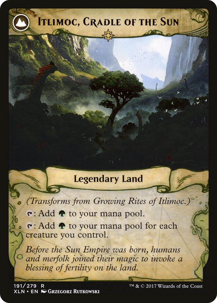 MAGIC: THE GATHERING - Growing Rites of Itlimoc (XLN-191) - Ixalan: (compasslanddfc)