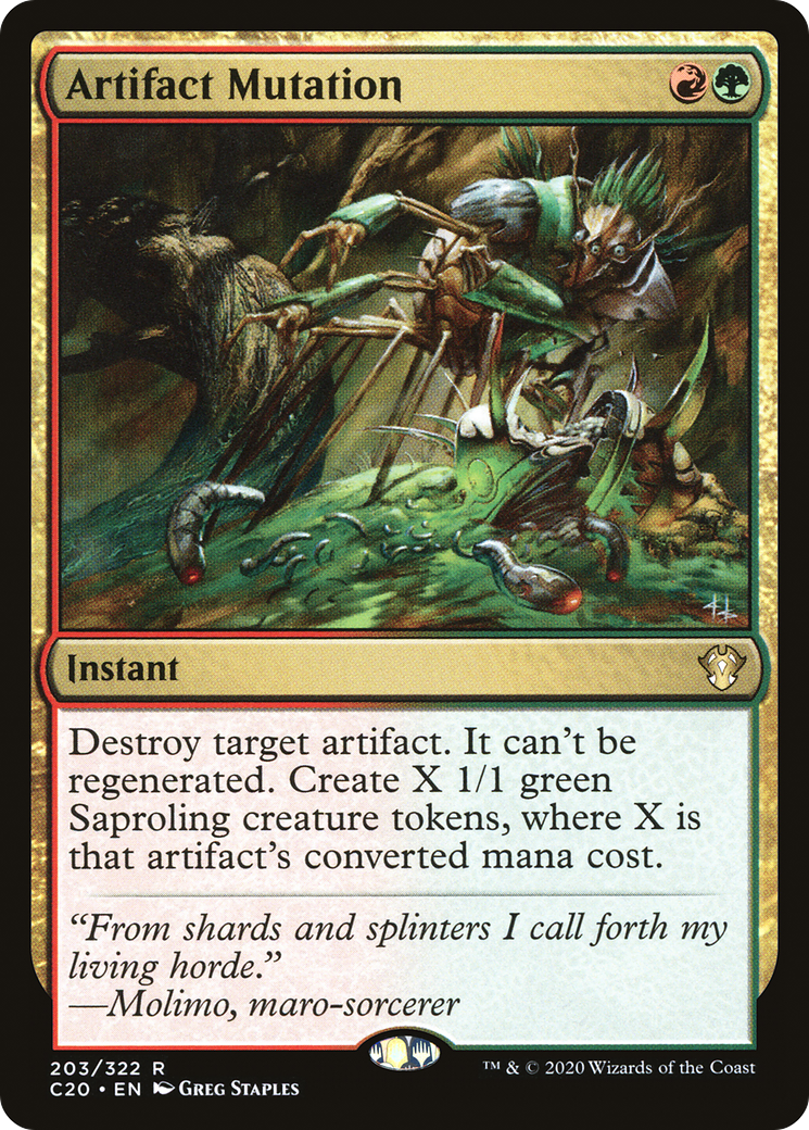 MAGIC: THE GATHERING - Artifact Mutation (C20-203) - Commander 2020