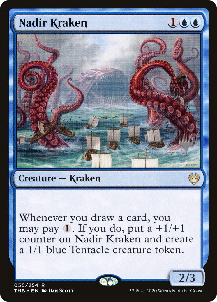 MAGIC: THE GATHERING - Nadir Kraken (PPTHB-55P) - Theros Beyond Death Promos