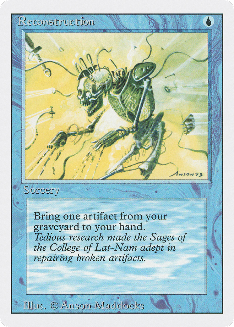 MAGIC: THE GATHERING - Reconstruction (3ED-077) - Revised Edition