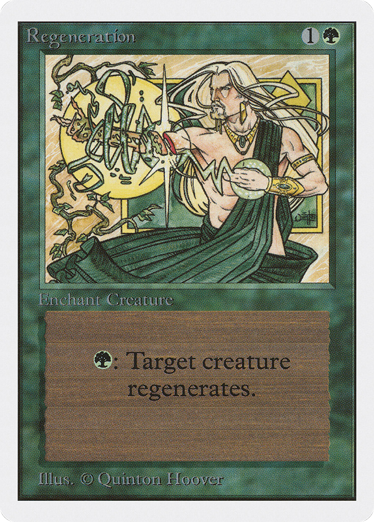 MAGIC: THE GATHERING - Regeneration (2ED-214) - Unlimited Edition