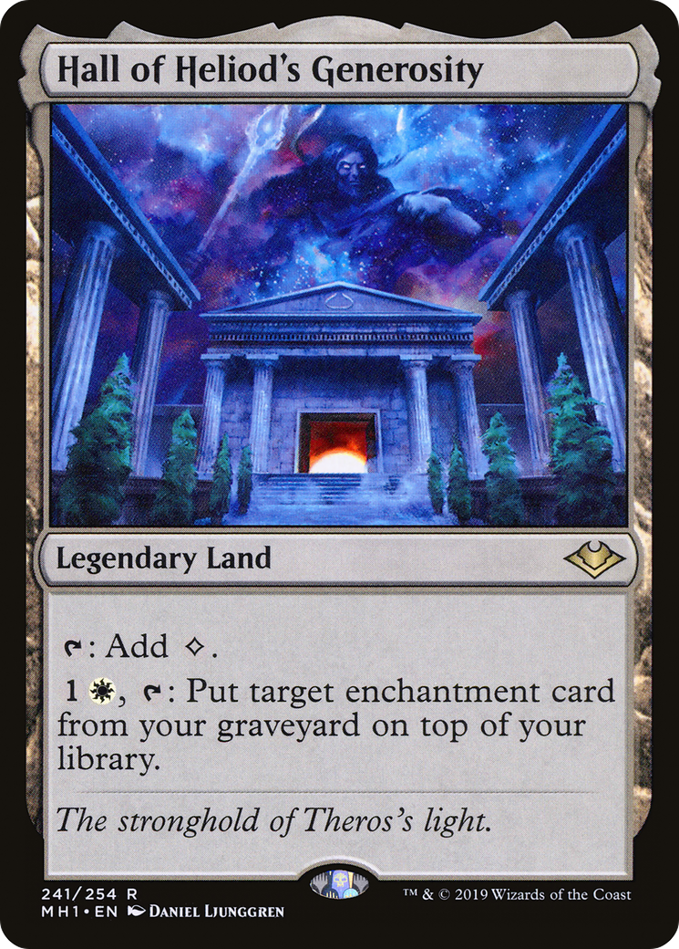 MAGIC: THE GATHERING - Hall of Heliod's Generosity (MH1-241) - Modern Horizons Foil