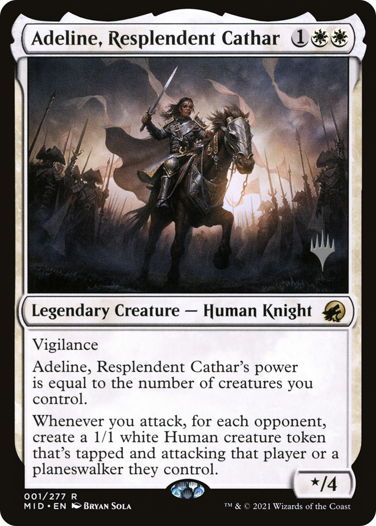 MAGIC: THE GATHERING - Adeline, Resplendent Cathar (PPMID-001) - Innistrad: Midnight Hunt Promos