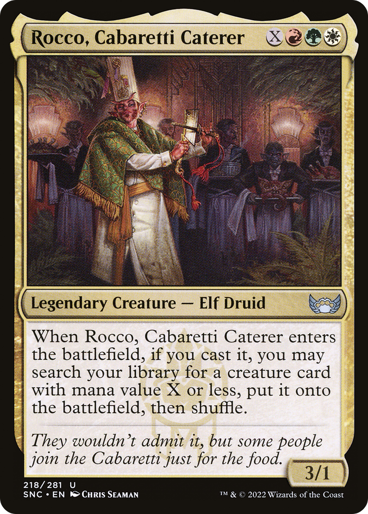 MAGIC: THE GATHERING - Rocco, Cabaretti Caterer (SNC-218) - Streets of New Capenna