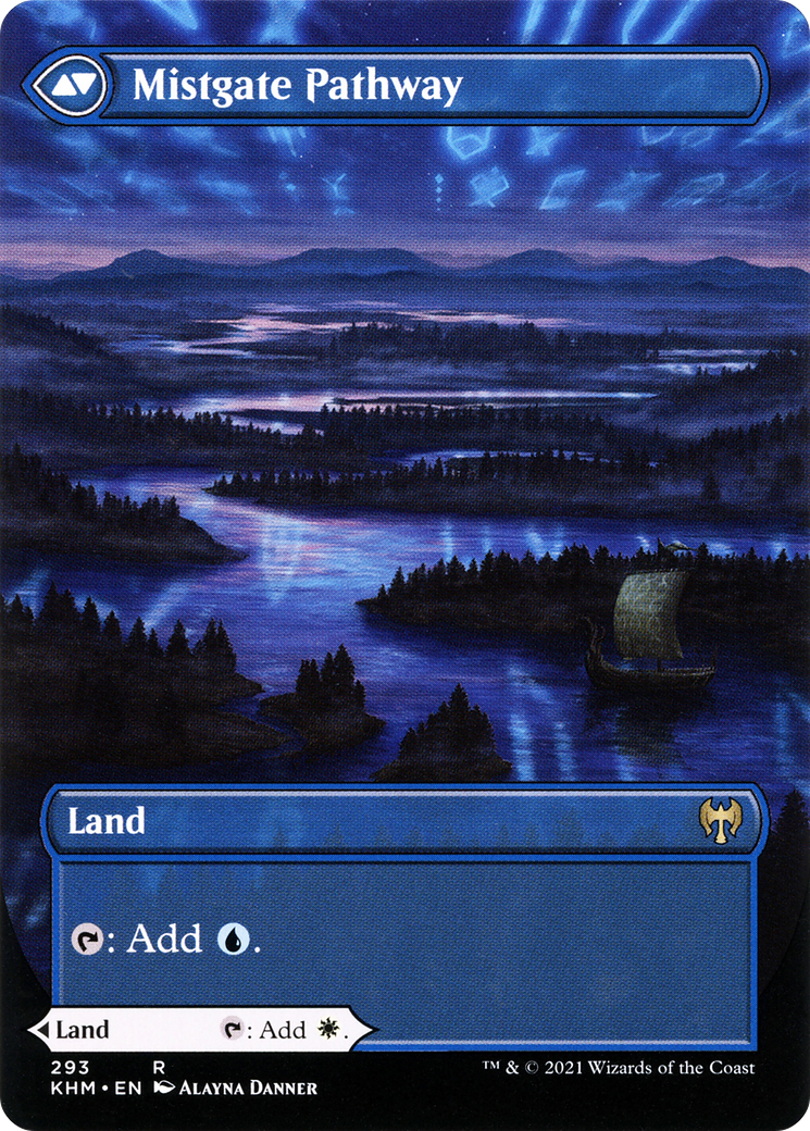 MAGIC: THE GATHERING - Hengegate Pathway (Borderless) (KHM-293) - Kaldheim: (Showcase) Foil