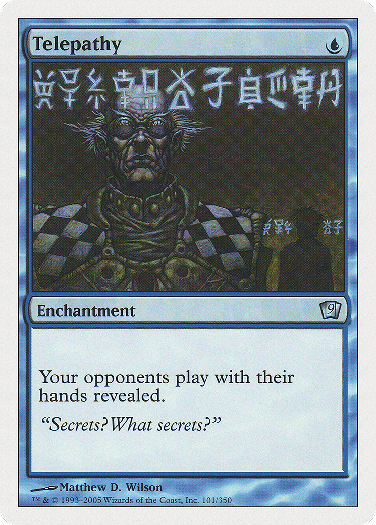 MAGIC: THE GATHERING - Telepathy (9ED-101) - 9th Edition