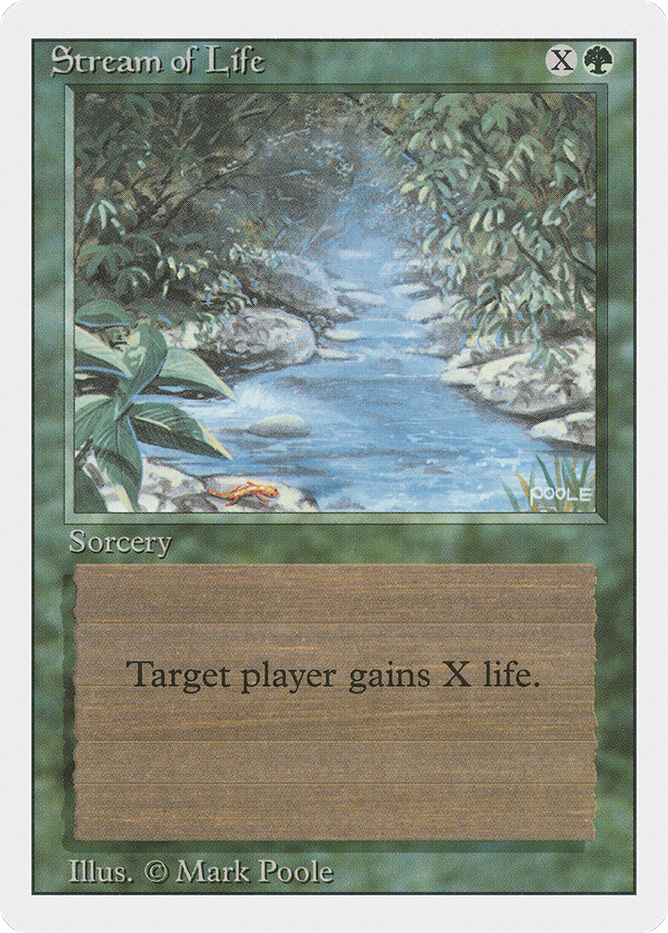 MAGIC: THE GATHERING - Stream of Life (3ED-217) - Revised Edition