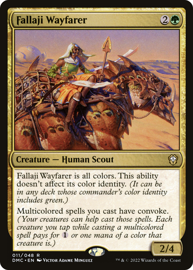 MAGIC: THE GATHERING - Fallaji Wayfarer (DMC-011) - Dominaria United Commander