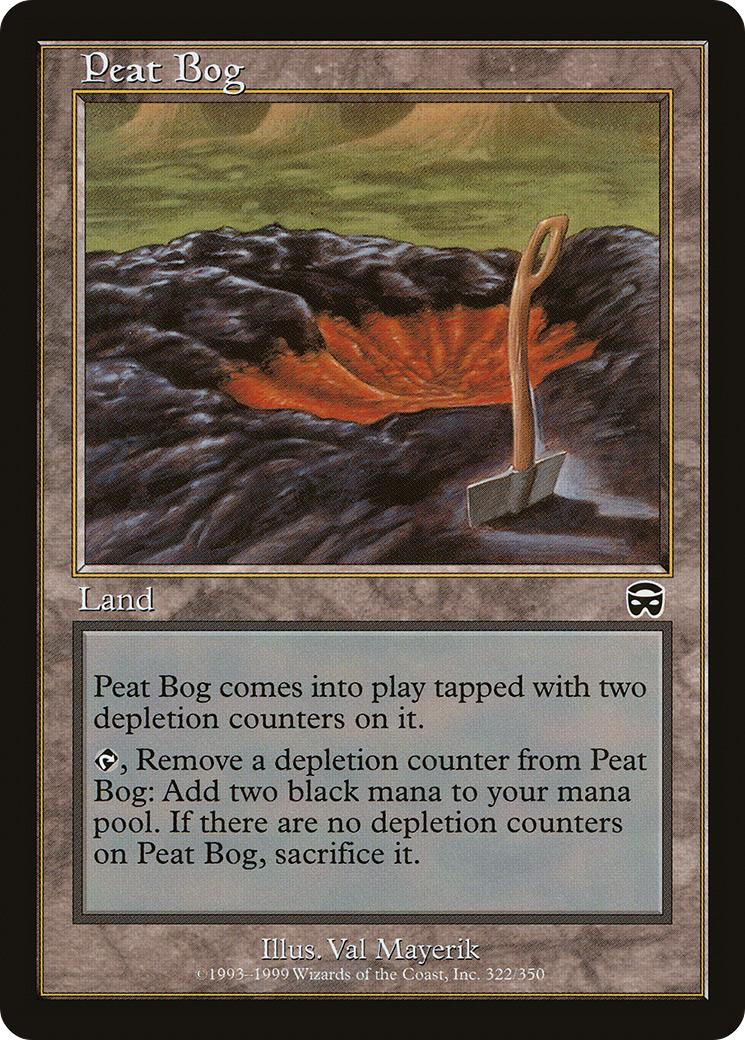 MAGIC: THE GATHERING - Peat Bog (MMQ-322) - Mercadian Masques Foil