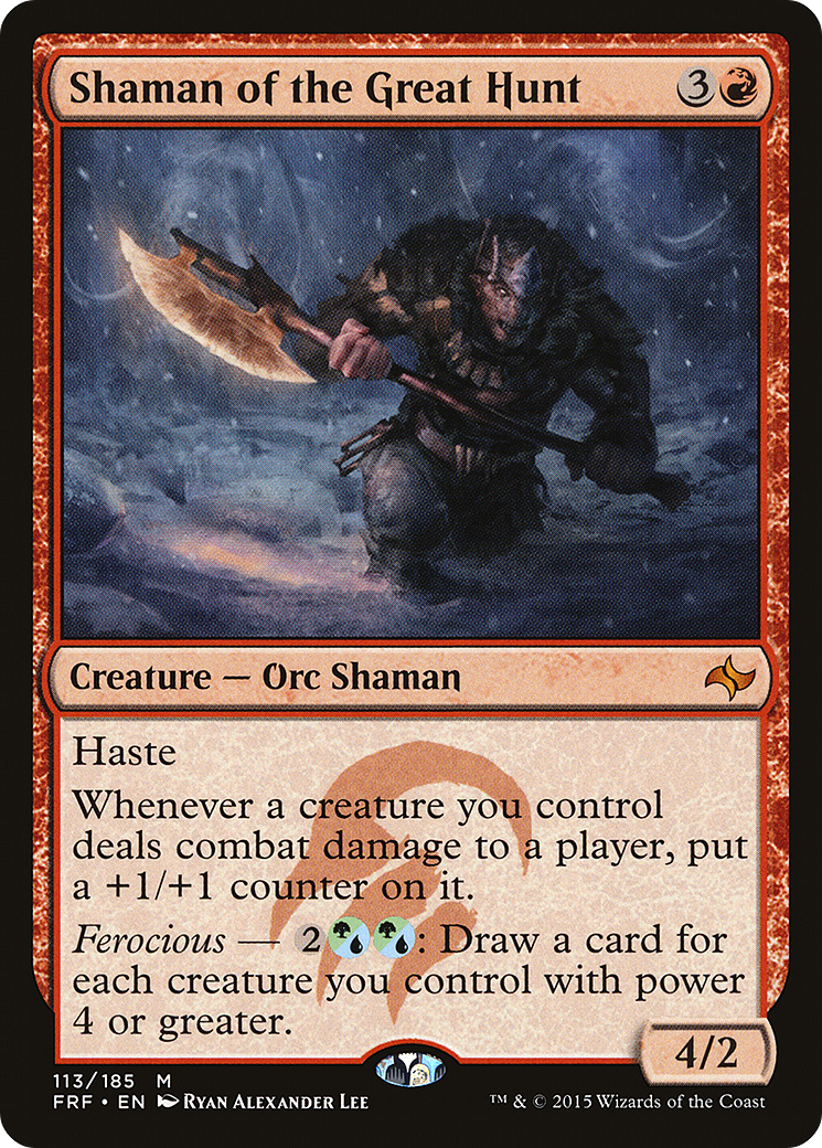 MAGIC: THE GATHERING - Shaman of the Great Hunt (FRF-113) - Fate Reforged
