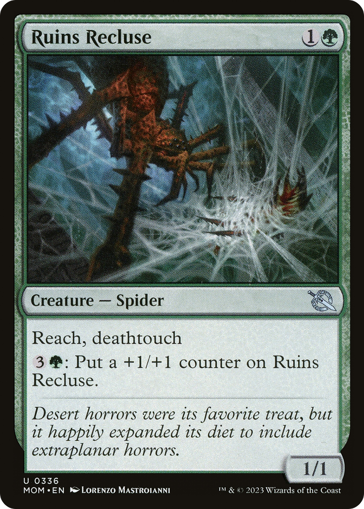 MAGIC: THE GATHERING - Ruins Recluse (MOM-336) - March of the Machine Foil