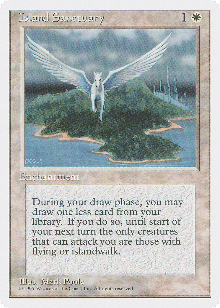 MAGIC: THE GATHERING - Island Sanctuary (4ED-) - Fourth Edition