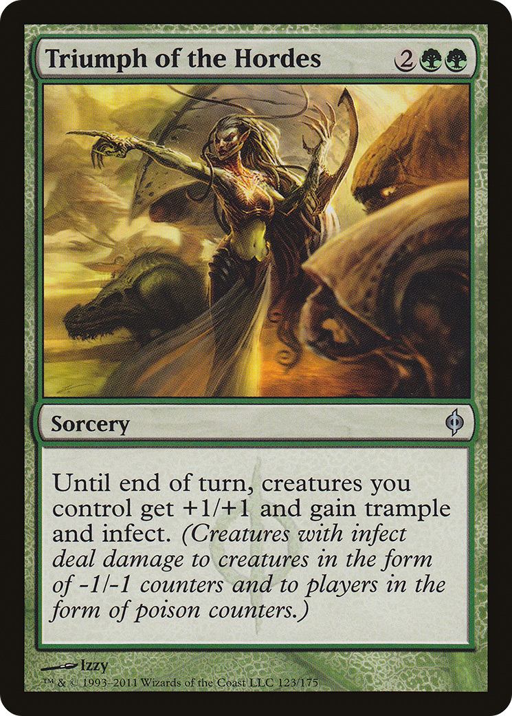 MAGIC: THE GATHERING - Triumph of the Hordes (NPH-123) - New Phyrexia Foil