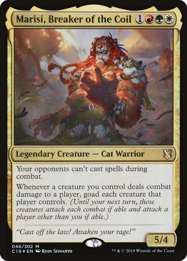 MAGIC: THE GATHERING - Marisi, Breaker of the Coil (C19-046) - Commander 2019 Foil