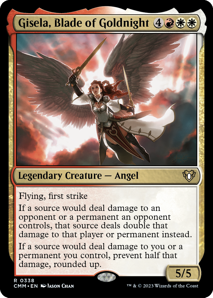 MAGIC: THE GATHERING - Gisela, Blade of Goldnight (CMM-338) - Commander Masters Foil