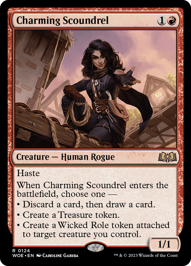 MAGIC: THE GATHERING - Charming Scoundrel (WOE-124) - Wilds of Eldraine