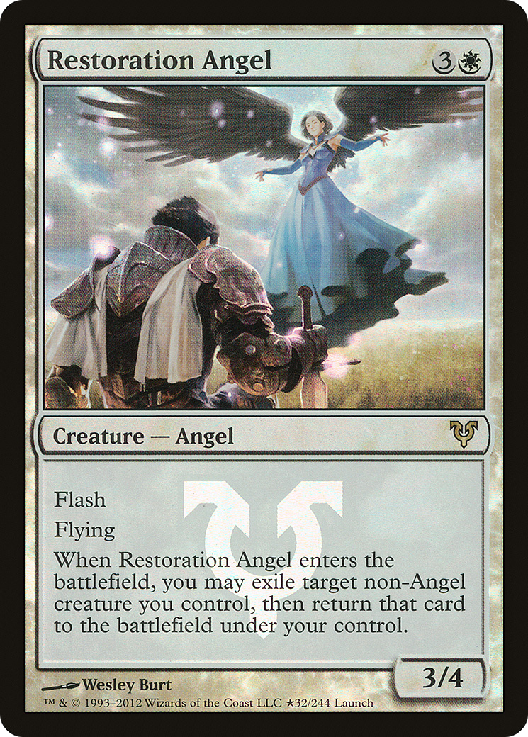 MAGIC: THE GATHERING - Restoration Angel (LARP-032) - Avacyn Restored Promos Foil