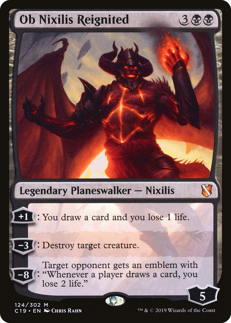 MAGIC: THE GATHERING - Ob Nixilis Reignited (C19-124) - Commander 2019