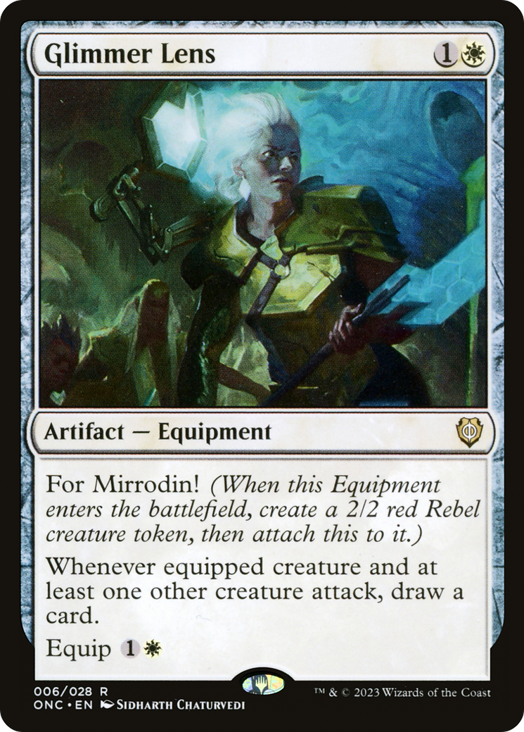 MAGIC: THE GATHERING - Glimmer Lens (ONC-006) - Phyrexia: All Will Be One Commander