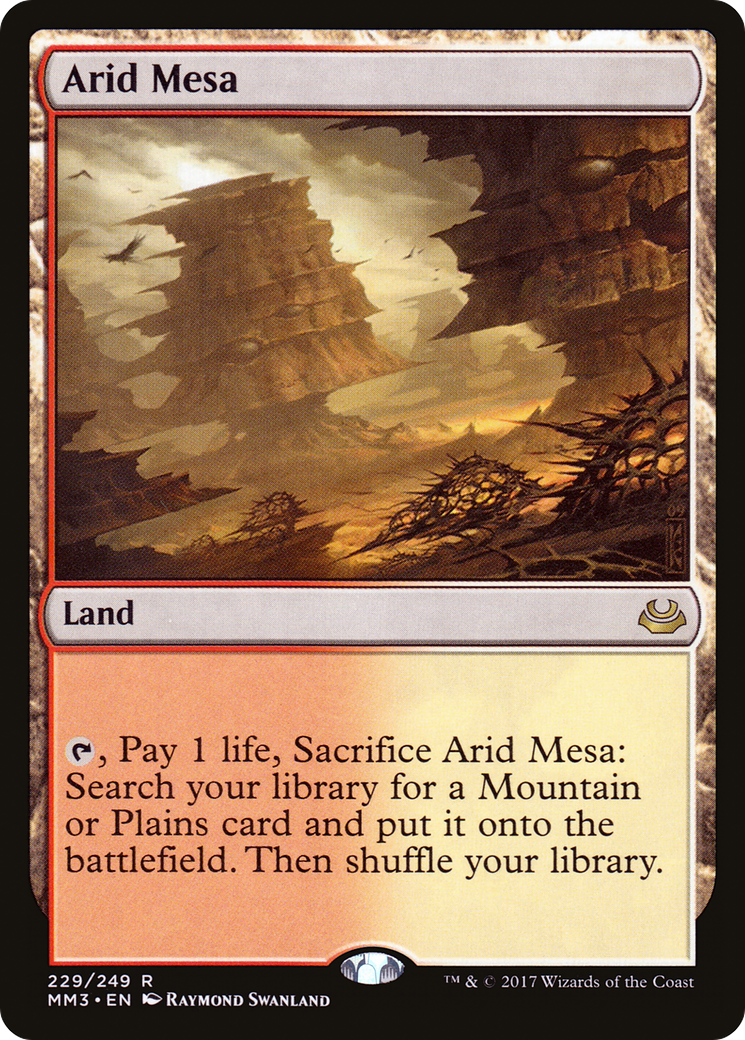 MAGIC: THE GATHERING - Arid Mesa (MM3-229) - Modern Masters 2017 Foil