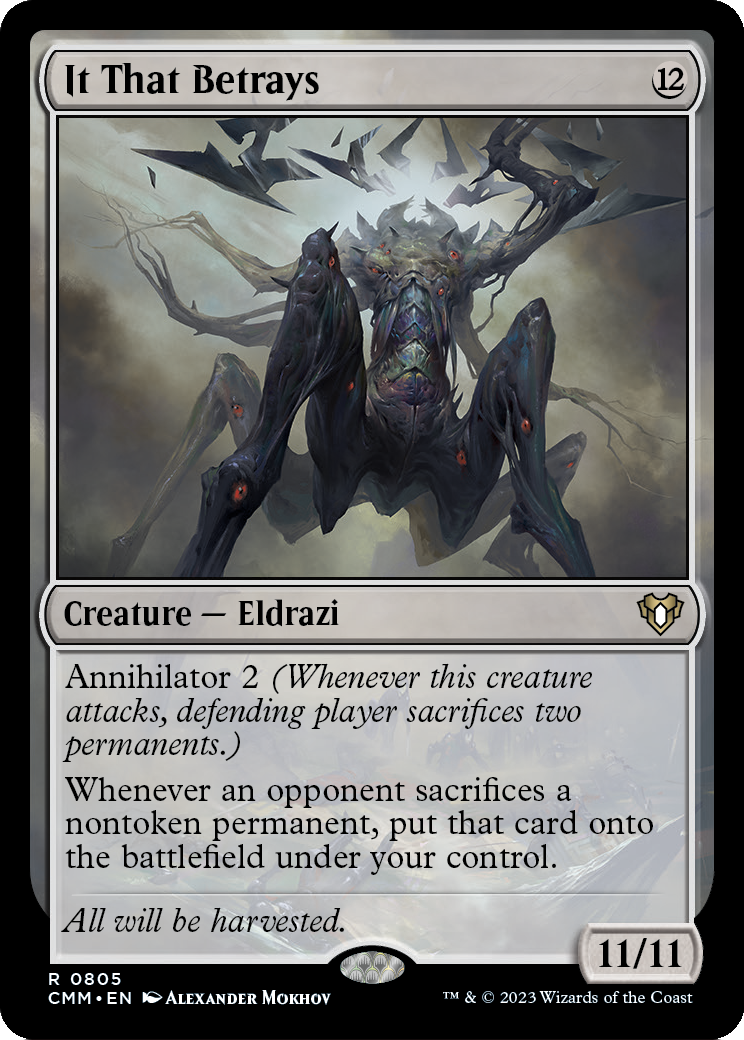 MAGIC: THE GATHERING - It That Betrays (CMM-805) - Commander Masters