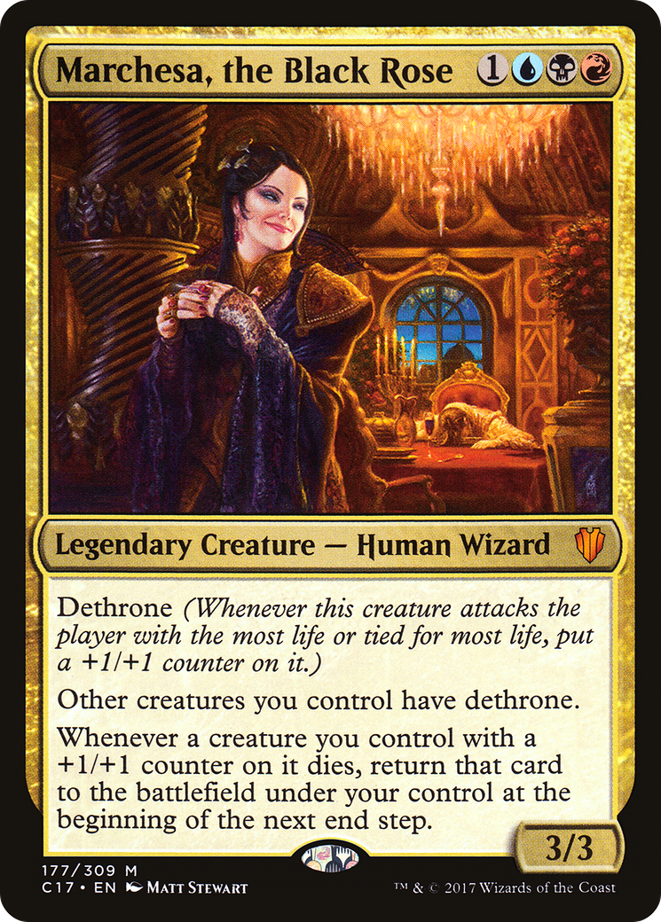 MAGIC: THE GATHERING - Marchesa, the Black Rose (C17-177) - Commander 2017