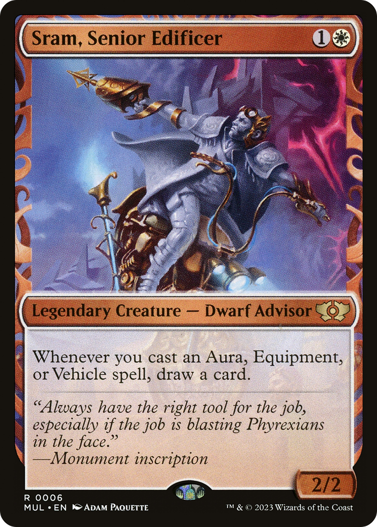 MAGIC: THE GATHERING - Sram, Senior Edificer (MUL-006) - Multiverse Legends: (Showcase)