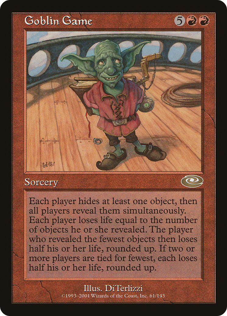 MAGIC: THE GATHERING - Goblin Game (PLS-061) - Planeshift Foil