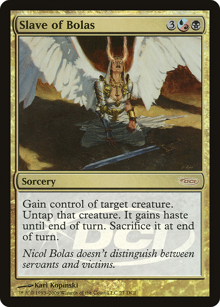 MAGIC: THE GATHERING - Slave of Bolas (WPN-027) - DCI Promos Foil