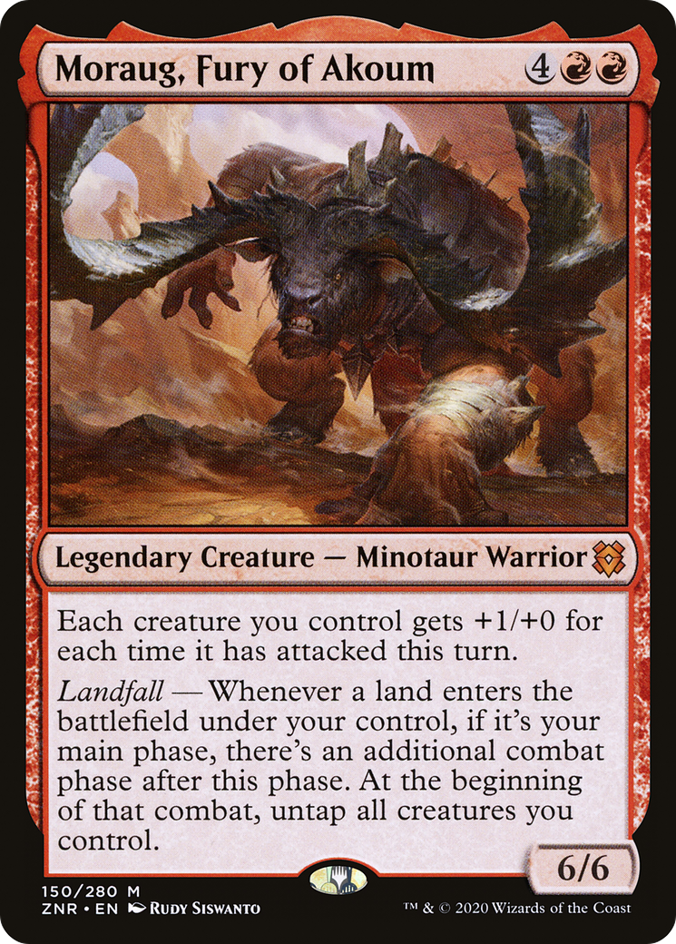 MAGIC: THE GATHERING - Moraug, Fury of Akoum (ZNR-150) - Zendikar Rising