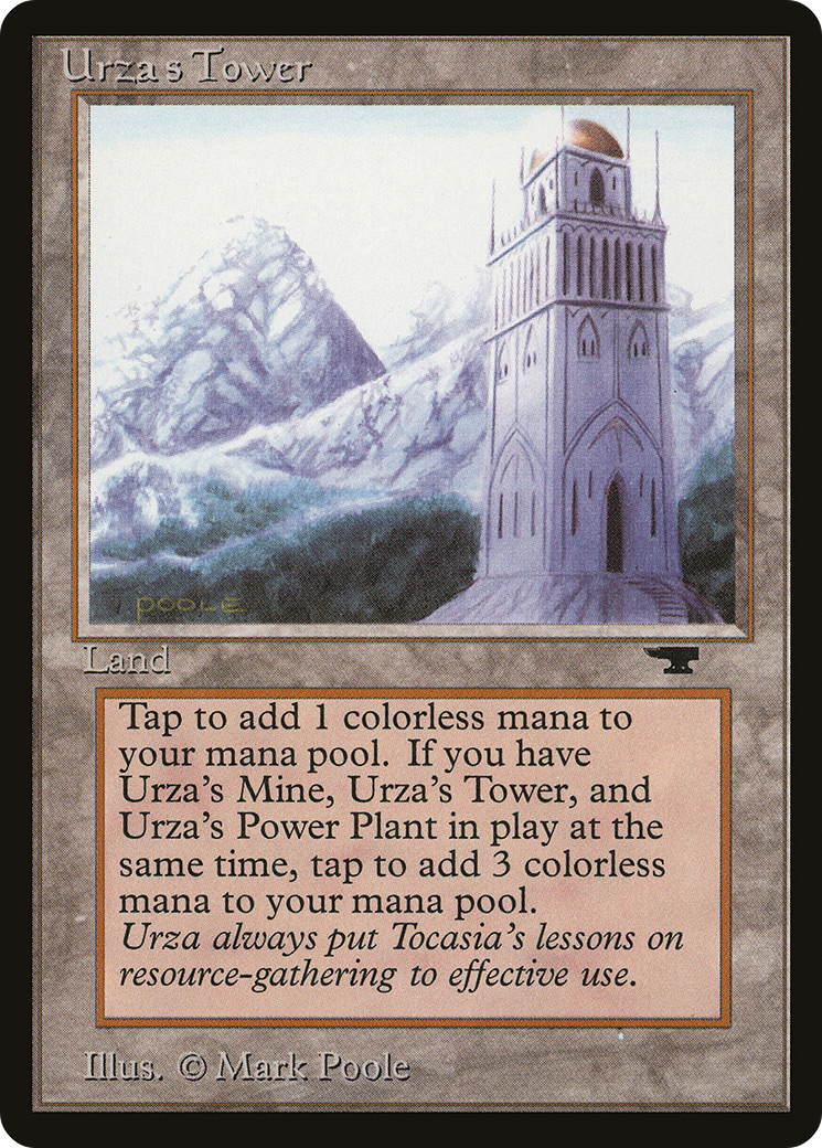 MAGIC: THE GATHERING - Urza's Tower (Mountains) (ATQ-) - Antiquities