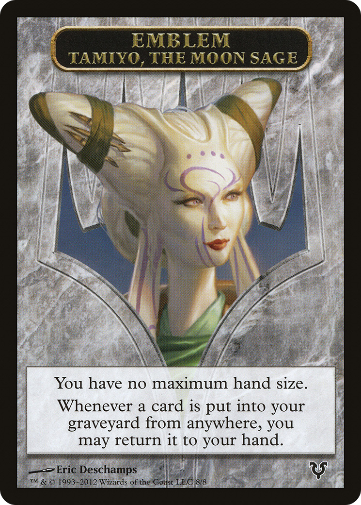 MAGIC: THE GATHERING - Emblem - Tamiyo, the Moon Sage (AVR-008) - Avacyn Restored Tokens