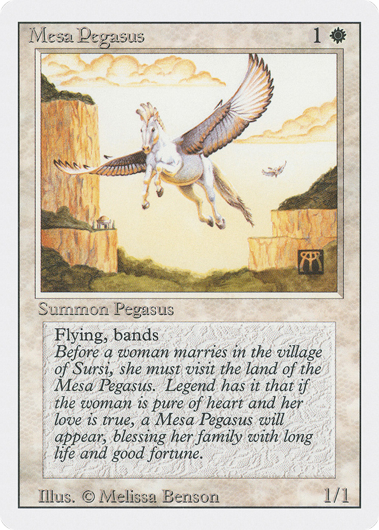 MAGIC: THE GATHERING - Mesa Pegasus (3ED-028) - Revised Edition