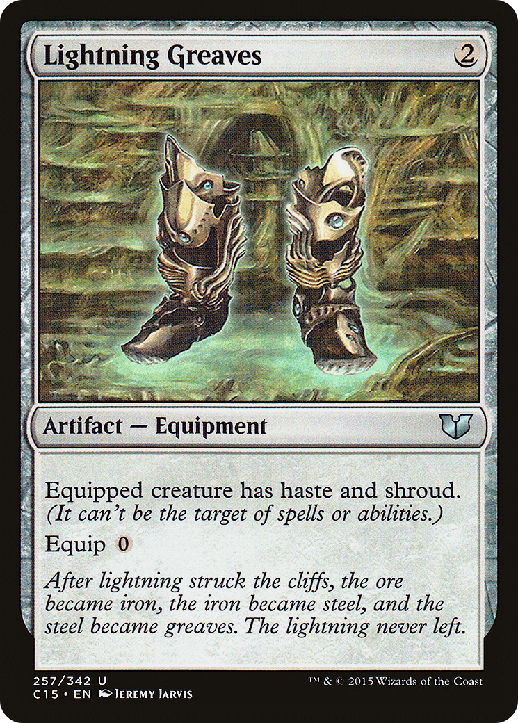 MAGIC: THE GATHERING - Lightning Greaves (C15-257) - Commander 2015