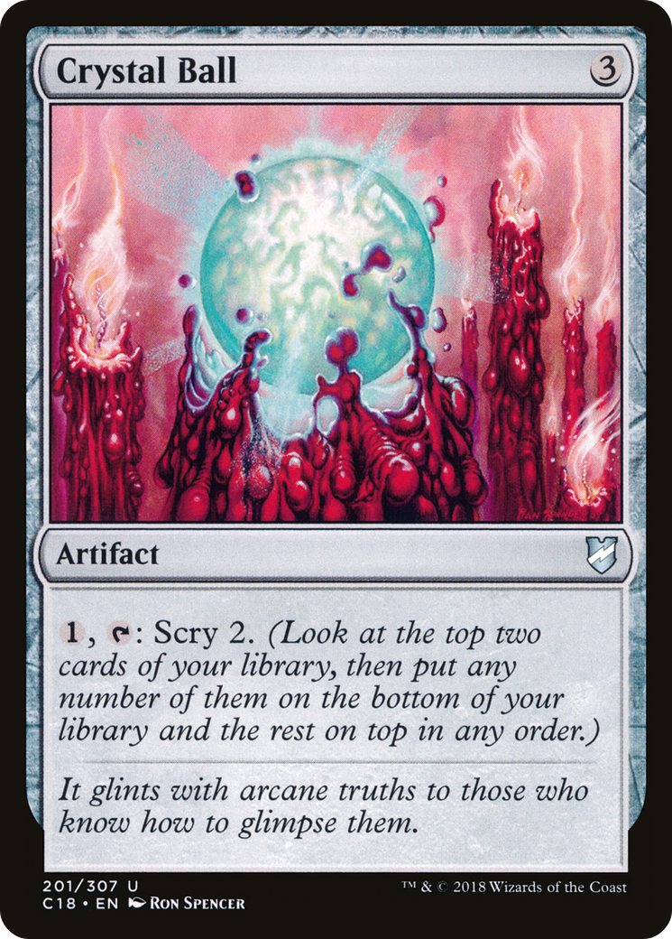 MAGIC: THE GATHERING - Crystal Ball (C18-201) - Commander 2018