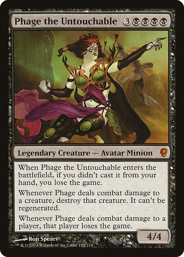 MAGIC: THE GATHERING - Phage the Untouchable (CNS-120) - Conspiracy Foil