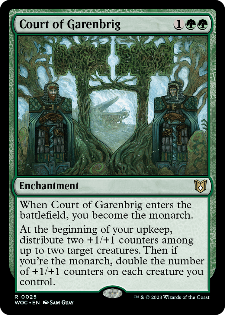 MAGIC: THE GATHERING - Court of Garenbrig (WOC-025) - Wilds of Eldraine Commander