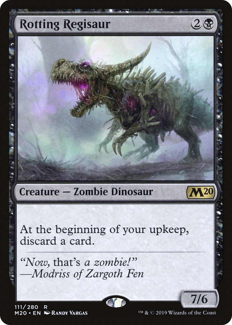 MAGIC: THE GATHERING - Rotting Regisaur (M20-111) - Core Set 2020