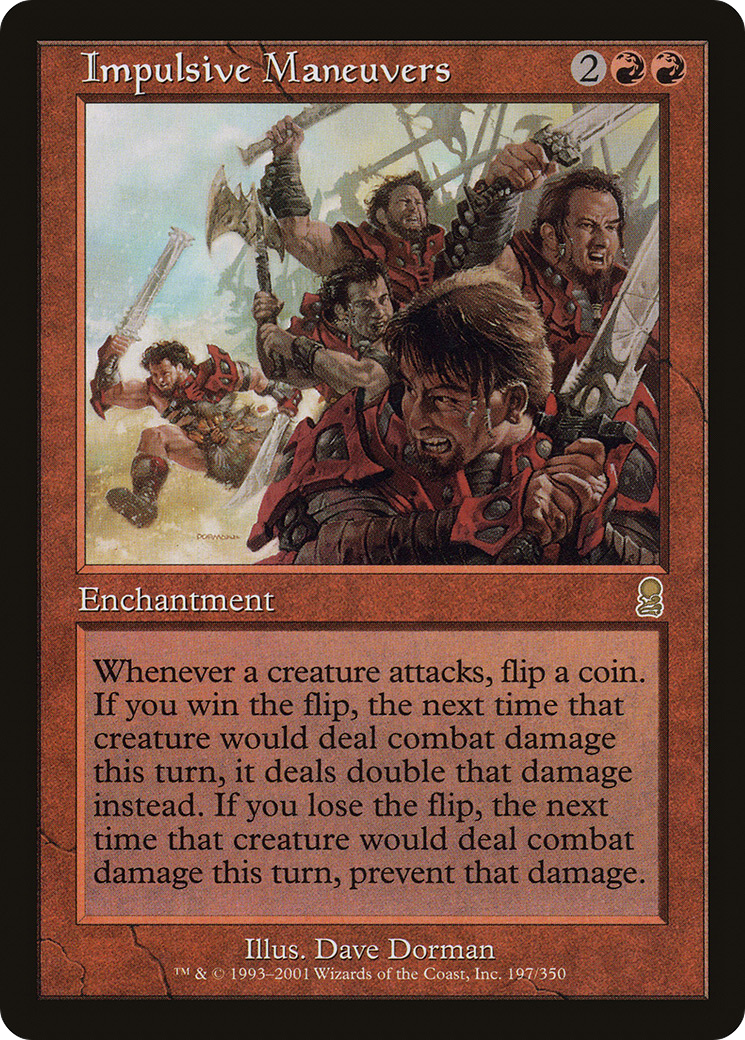 MAGIC: THE GATHERING - Impulsive Maneuvers (ODY-197) - Odyssey Foil