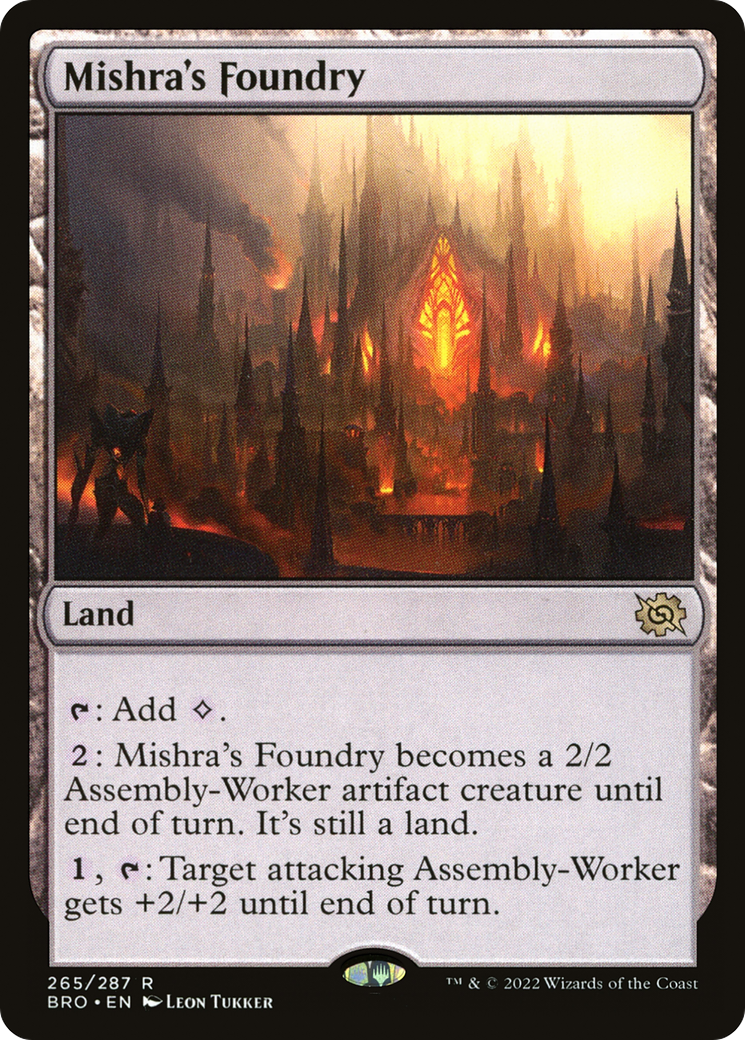 MAGIC: THE GATHERING - Mishra's Foundry (BRO-265) - The Brothers' War Foil
