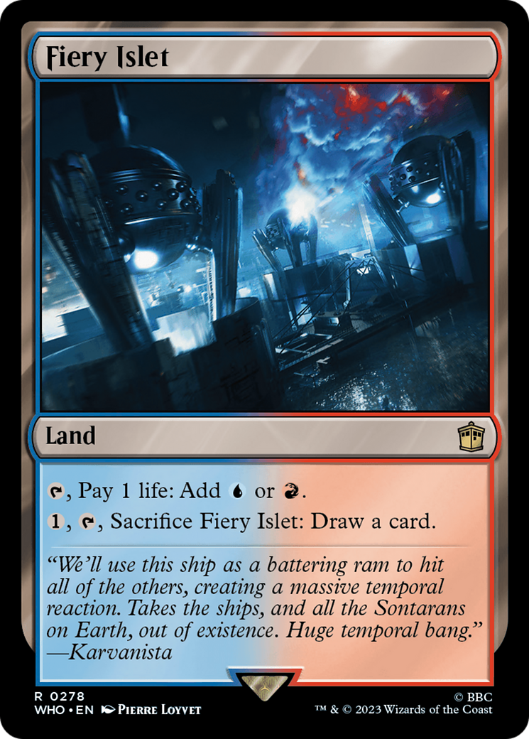 MAGIC: THE GATHERING - Fiery Islet (WHO-278) - Doctor Who