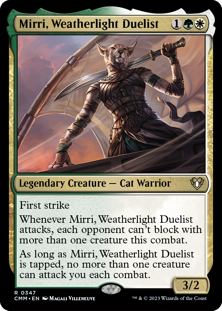 MAGIC: THE GATHERING - Mirri, Weatherlight Duelist (CMM-347) - Commander Masters